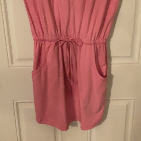 The North Face Pink Striped Shorts Romper - Picture 3 of 10